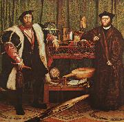 Hans Holbein The Ambassadors oil on canvas